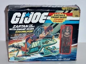 Zartan Swamp Skier Chameleon G.I.Joe 1984 Hasbro Modellino Veicolo Nuovo Sigillo - Foto 1 di 10