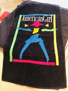 Rare Pleasant Company American Girl Doll Today 1995 Beach Towel Black 90s-24". - Picture 1 of 13