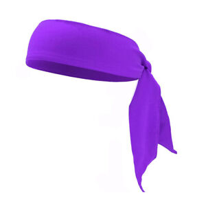 Cycling Running Turban Headwrap Sports Hair Accessories Solid Color Brief Style