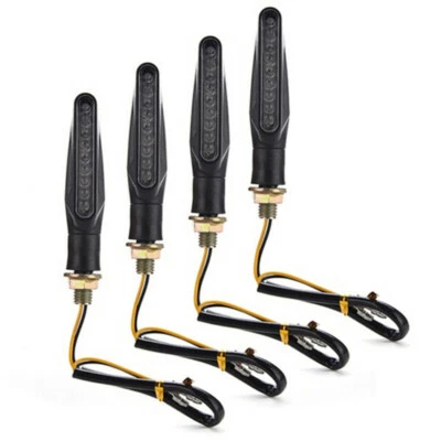 4x Luces LED Indicadoras de Señal de Giro para Motocicleta Dc12V Impermeable Luces LED Foto 1 de 4