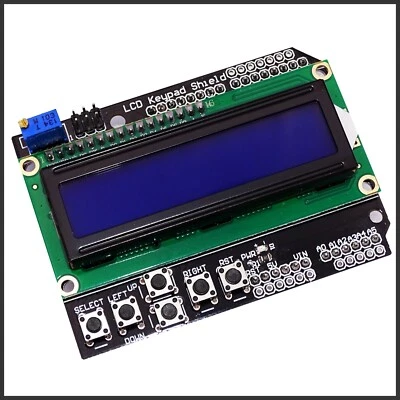 LCD1602 Keypad  Modul Display BLAU Anzeige für Arduino Raspberry - Bild 1 von 3
