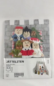 Ikea Fingerpuppen Schloss Jatteliten Neu im Paket 6 Puppen mit Hintergrund - Bild 1 von 2