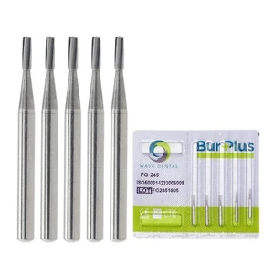 Prima Wave Dental Tungsten Carbide Bur Amalgam Prep Friction Grip FG 245 Midwest - Picture 1 of 8