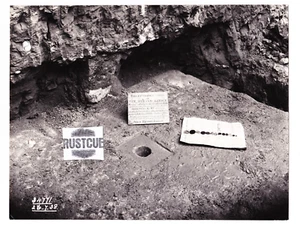 Vintage Photograph The Strand Bridge London Foundation Stone Coins Waterloo - Picture 1 of 3