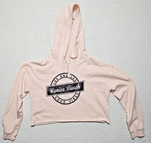 Lane Seven Hoodie Peach Long Sleeve Cropped Girls XS - Picture 1 of 2
