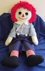 Raggedy Andy Huge Plush Stuffed Animal Toy 37" Tall I Love You On Chest Vintage