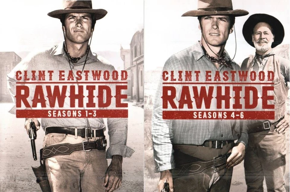 Rawhide: Seasons 1-6 Clint Eastwood Western DVD BRAND NEW!!! Foto 1 de 1
