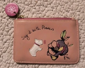 Portatarjetas y monedas pequeño RADLEY LONDON rosa 'Dilo con flores' - Imagen 1 de 6