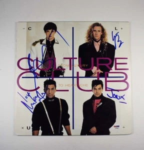 Culture Club Autographed Signed Album LP Record Certified Authentic PSA/DNA COA - Picture 1 of 3