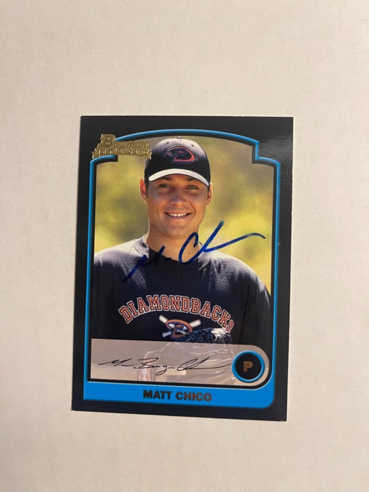 Arizona Diamondbacks MATT CHICO Signed Card - Image 1 of 1