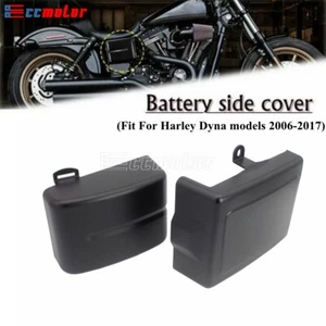 Battery Left Right Side Plastic Cover For Harley Dyna Fat Bob FXDF Wide Glide - Picture 1 of 12