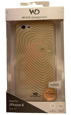 White Diamonds Heartbeat Case for Apple iPhone 6/6S - Rose Gold - Image 1 of 4