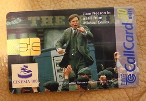 MICHAEL COLLINS LIAM NEESON CINEMA 100 PROMOTIONAL PHONECARD - Picture 1 of 2