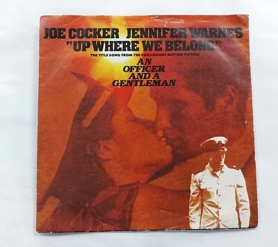 Joe Cocker, Jennifer Warnes – Up Where We Belong - 7" Vinyl Single Record Island - Image 1 of 4
