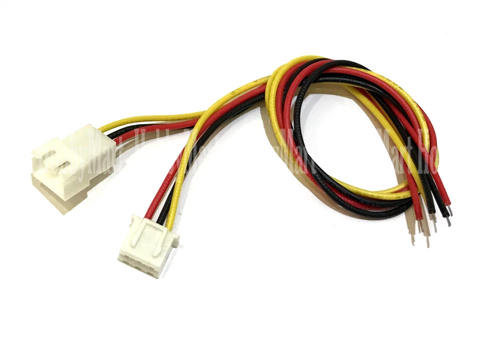 XH 2.5mm 3-Pin Male Female Connector Housing Socket Adapter 20cm lead wire 5 Set - Image 1 of 4