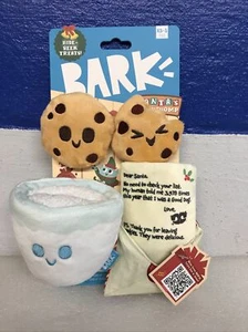 Bark Christmas Santa's Workchomp Versteckspielzeug 4-teiliges Set XS-S 0-20 Pfund Hunde Neu - Bild 1 von 2