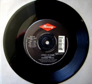 SHANIA TWAIN, HONEY I'M HOME , 45 RPM, 7" RECORD . - Picture 1 of 1