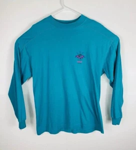 I.O.U. Exclusive Ultimate Style Teal Long Sleeve Size Medium - Picture 1 of 4