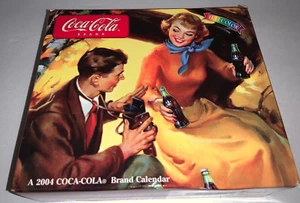 Nuevo de lote antiguo en caja CALENDARIO COCA-COLA Coca-Cola año en caja. Hecho en EE. UU. - Imagen 1 de 10