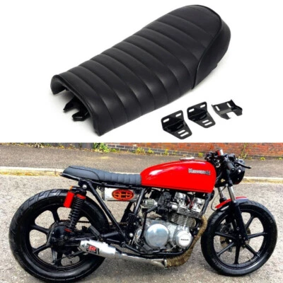 Motorcycle Cafe Racer Seat Flat & Hump Saddle For Kawasaki KZ650B Z650 KZ750B A - Image 1 of 3