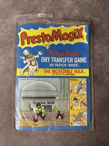 Presto Magix Rub-Down Transfer Game The Incredible Hulk-Rampage On Main Street - Picture 1 of 8