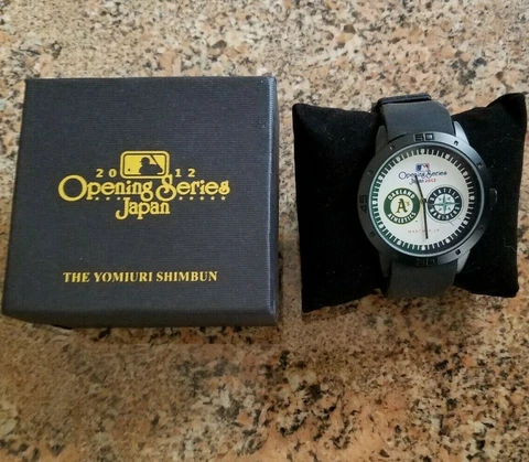 2012 MLB Opening Series Memorial Watch Oakland Athletics vs Seattle Mariners Cover