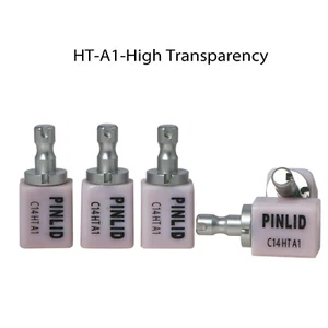 5Pcs/Box Dental C14 HT A1 Glass Ceramic Lithium Dislicate Blocks Cerec CAD CAM - Picture 1 of 16