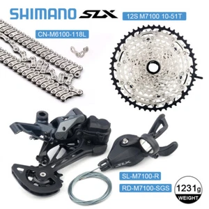 Grupo de transmisión de 12 velocidades 51T micro casete (OE) Shimano SLX M7100 - Imagen 1 de 11