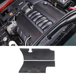 Dry Carbon Car Engine Side Panel Cover Decorative Trim For Corvette C6 2005-2013 - Bild 1 von 12