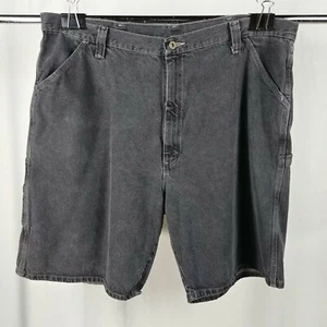 Pantaloncini jeans Wrangler neri lavaggio medio uomo taglia 42 zip mosca 100% cotone - Foto 1 di 6