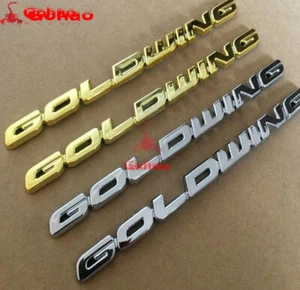 2X Side Cover Emblem GL1800 Goldwing OEM for Gold Wing Badge Decal 2001-Up - Picture 1 of 12