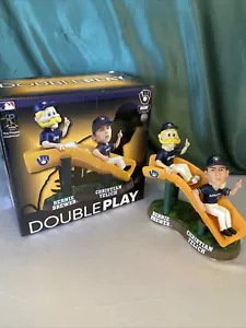 Christian Yelich Bernie Brewer Double Play Bobblehead Milwaukee Brewers - Picture 1 of 7
