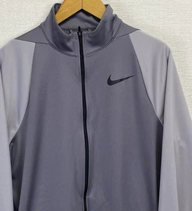 Nike Dry-Fit Gunsmoke/Grau/Schwarz Trainingsjacke (928026-036) Herren Gr. M (lesen) - Bild 1 von 13
