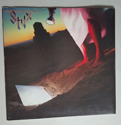 Cornerstone Styx 1979 A&M records Black 12" Excellent Condition  - Image 1 of 4