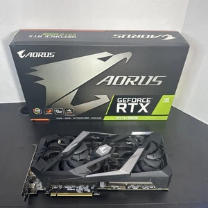 GIGABYTE AORUS GeForce RTX 2070 Super 8G Graphics Card - Picture 1 of 10