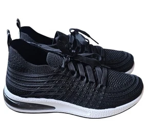 Danskin Vortex Women’s Lace Up Sneakers Sz. 6 Black Ultra Comfort Breathable NEW - Picture 1 of 6