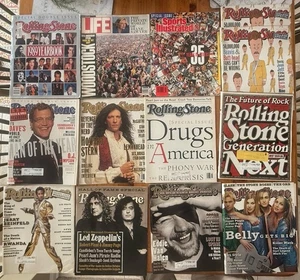 Konvolut 13 alte Zeitschriften - Rolling Stone / Sport illustriert / Leben - Bild 1 von 14