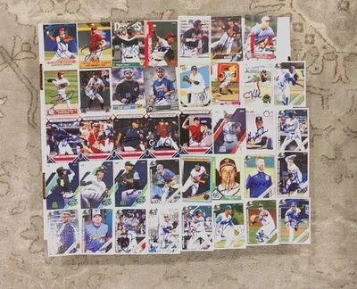 (39) Minor League Signed IP Autograph Auto Rc Rookie Card Auto See Photos Lot - Image 1 of 4