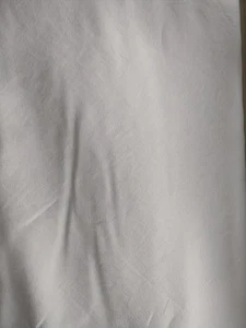 Bargain 1.5 Meter Plain White Piece of Linen Fabric - Picture 1 of 4