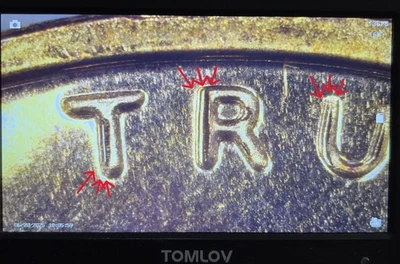 1970-S Lg Date CAM Proof Lincoln Cent TDO Triple Die - Variety FS-107 Traits - Image 1 of 4