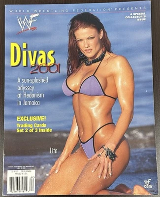 WWF Divas 2001 Magazine Set 2 of 3 (Cards Not Included) Lita - Read - Image 1 of 2