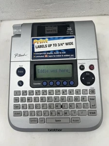 TESTED Brother P-Touch PT-1830 Label Maker Thermal Printer Working On Batteries - Picture 1 of 9