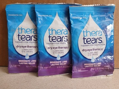 Gotas lubricantes para ojos Thera Tears terapia ojo seco, exp 12/2025 Foto 1 de 3