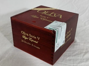 OLIVA Serie V Liga Especial 24 Double Robusto ~ leere Zigarrenkiste - Bild 1 von 11
