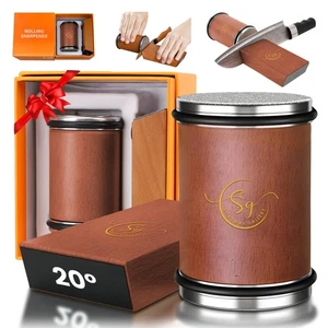 Silksway Gallery Rolling Knife Sharpener – Kitchen Knife Sharpener with Diamo... - Picture 1 of 9