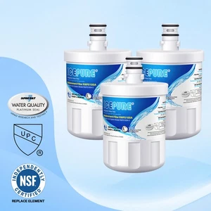 ICEPURE RWF0100A Water Filter Fit For kenmore 46-9890 LG LT500p ADQ72910911, 3P - Picture 1 of 8