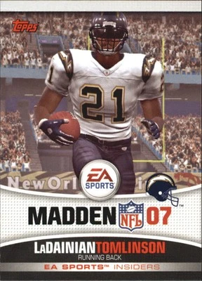2006 Topps EA Sports Madden #3 LaDainian Tomlinson - FB - Image 1 of 2