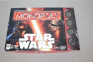 Star Wars Monopoly Game Parker Brothers 2015 The Force Awakens Complete - Picture 1 of 11