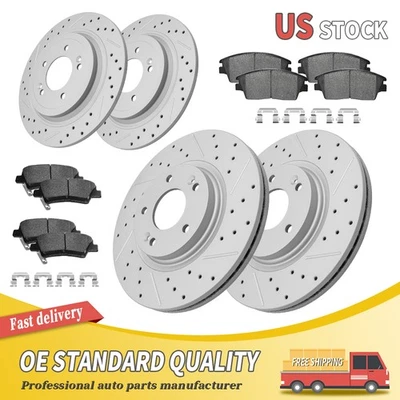 Pastilla de cerámica perforada delantera y trasera para Hyundai Tucson Kia Sportage Foto 1 de 4