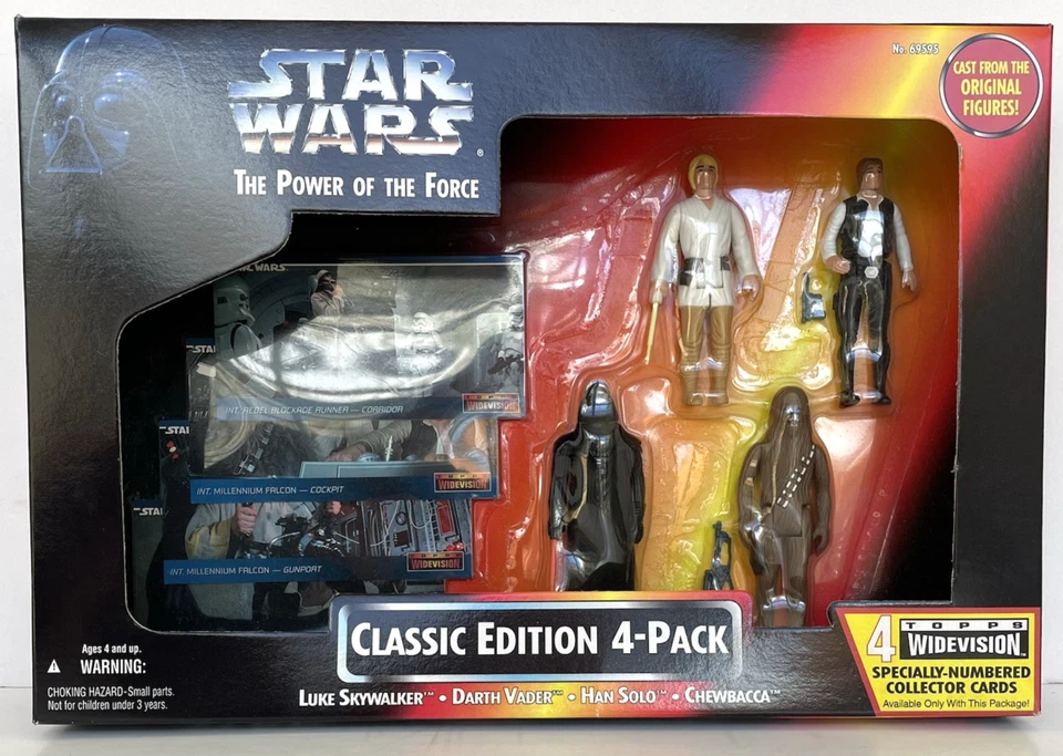 Star Wars Power of The Force 1995 Classic Edition 4-pack Kenner 69595